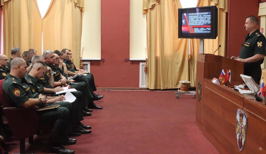В Санкт-Петербургском военном ордена Жукова институте войск национальной гвардии Российской Федерации проведен учебно-методический сбор