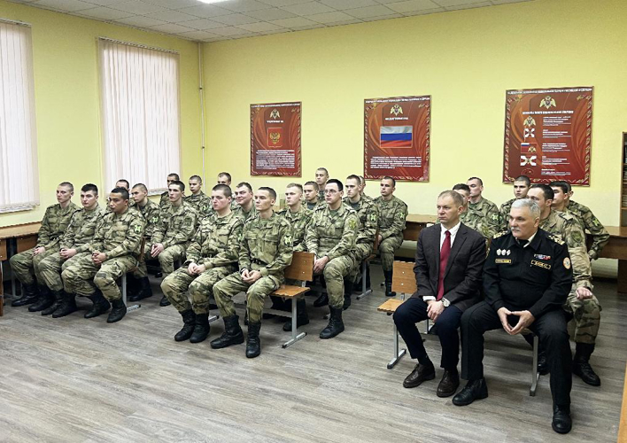 Концерт в военном институте