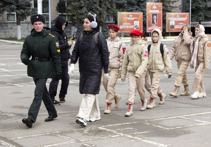 Встреча учащихся школы имени Героя Российской Федерации Алексея Палатиди