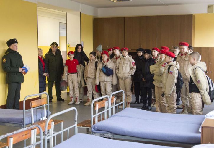 Встреча учащихся школы имени Героя Российской Федерации Алексея Палатиди