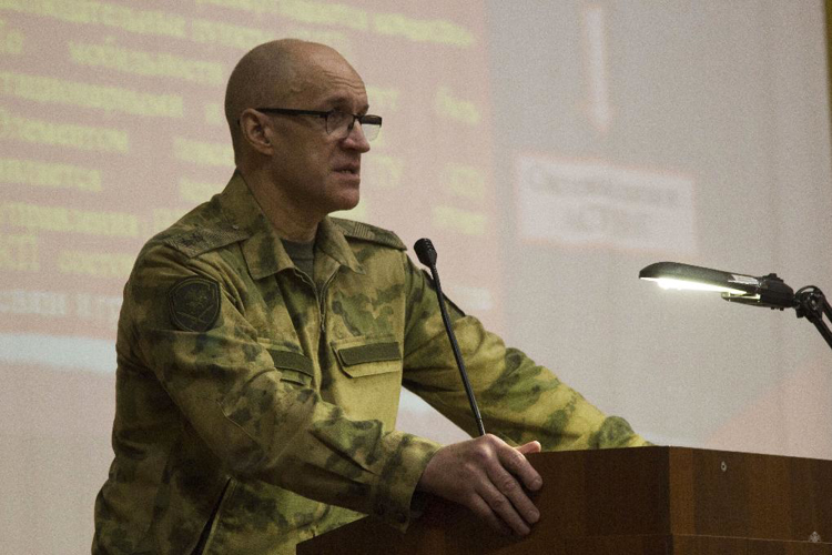 Лекция от начальника штаба Северо-Западного ордена Красной Звезды округа войск национальной гвардии Российской Федерации