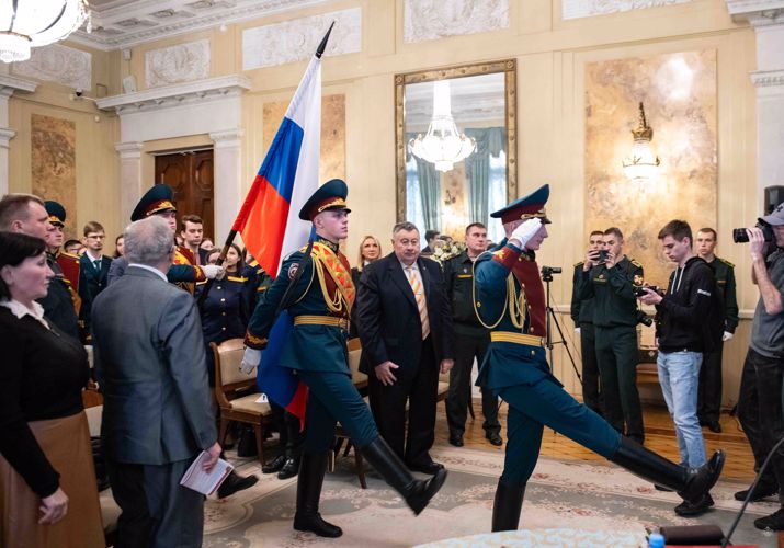 В Музее политической истории России состоялась Всероссийская научная конференция c международным участием «Главный процесс человечества. Нюрнбергский набат», организованная военным институтом
