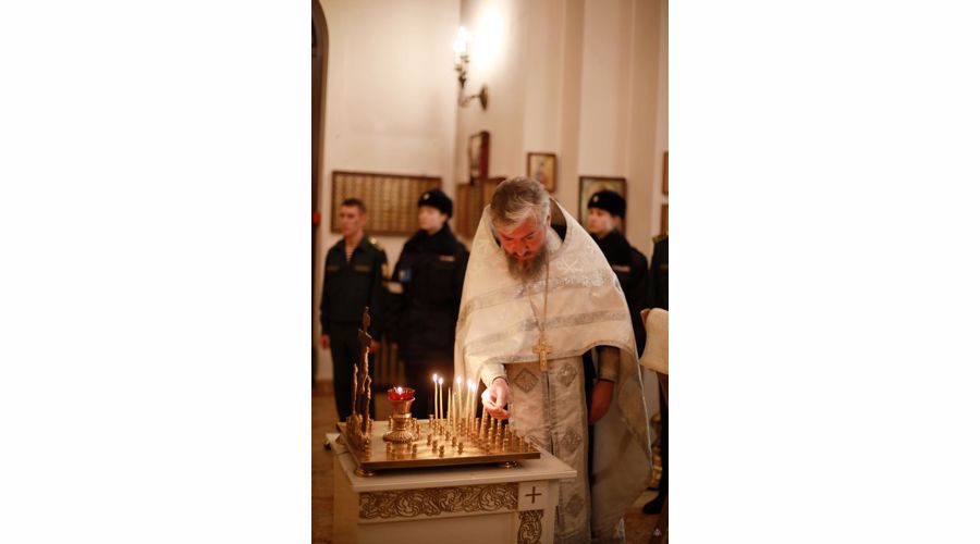 Панихида в память о сотрудниках органов внутренних дел, погибших при выполнении служебных обязанностей