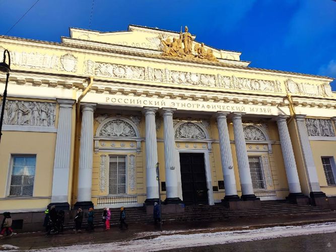 Посещение Российского этнографического музея курсантами военного института