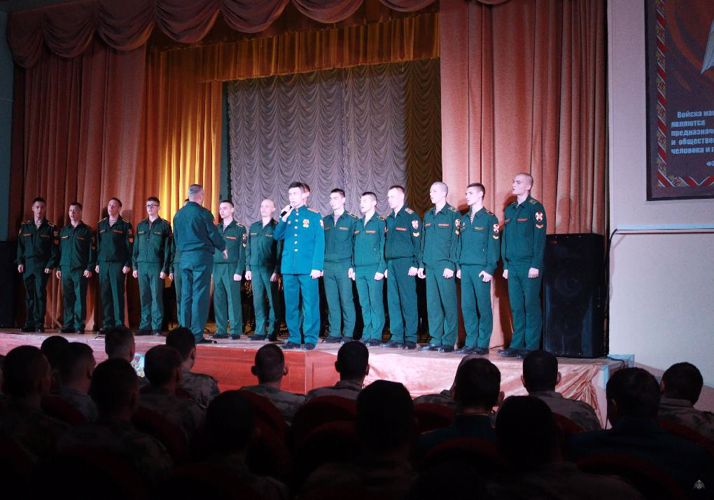 Вечер чествования военнослужащих, увольняющихся в запас