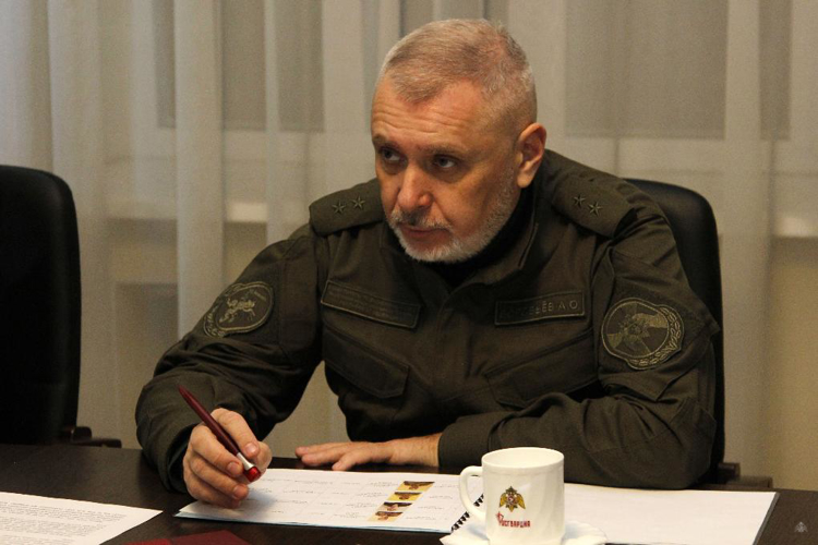 Визит заместителя директора Росгвардии генерал-лейтенанта Алексея Воробьева в Санкт-Петербургский военный ордена Жукова институт войск национальной гвардии