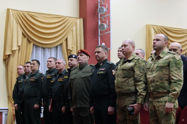 Визит заместителя директора Росгвардии генерал-лейтенанта Алексея Воробьева в Санкт-Петербургский военный ордена Жукова институт войск национальной гвардии