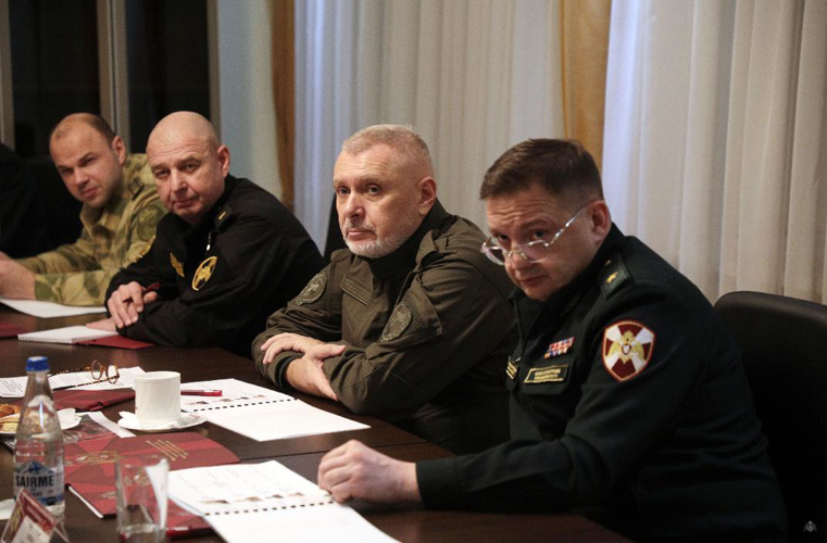 Визит заместителя директора Росгвардии генерал-лейтенанта Алексея Воробьева в Санкт-Петербургский военный ордена Жукова институт войск национальной гвардии