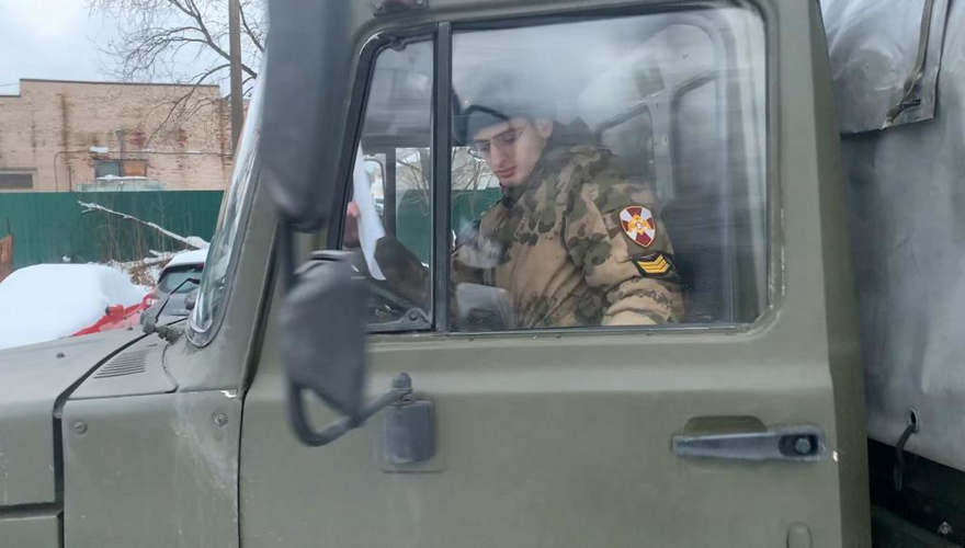 Сдача экзамена курсантами в МИРЭО ГИБДД