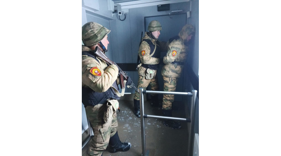 Проведение учебных занятий по дисциплине «Применение подразделений в повседневных условиях» на объектах учебно-материальной базы  Северо-Западного ордена Красной Звезды округа войск национальной гвардии Российской Федерации