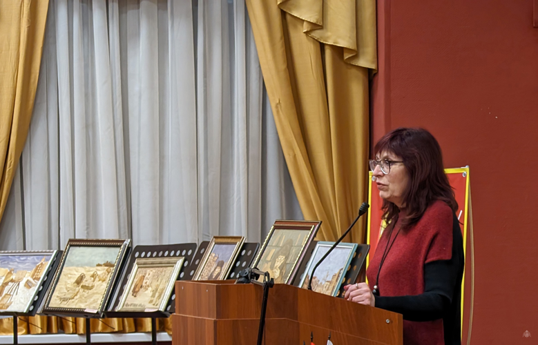 КАРТИННАЯ ЭКСПОЗИЦИЯ В СТЕНАХ  ВОЕННОГО ИНСТИТУТА