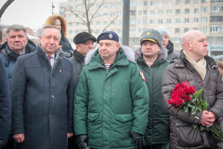 В День памяти о россиянах, исполнявших служебный долг за пределами Отечества военный институт принял участие в торжественно-траурном мероприятии