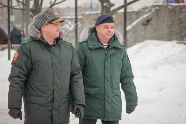В День памяти о россиянах, исполнявших служебный долг за пределами Отечества военный институт принял участие в торжественно-траурном мероприятии