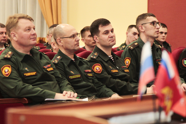 «Реализация органами дознания процессуальных полномочий по выявлению и пресечению преступлений против военной службы» в военном институте прошли учебно-методические сборы с органами дознания