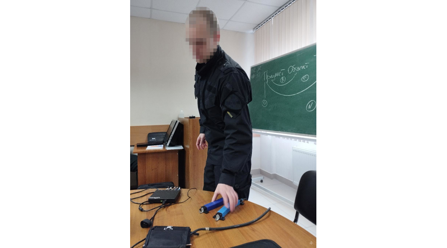 Психологом ОМОН «Балтика» проведены практические занятия в области проведения специальных психофизиологических исследований