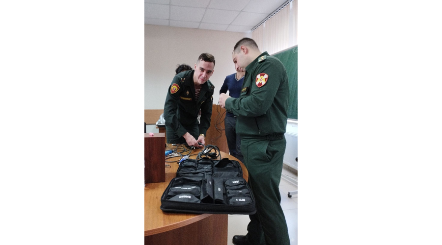 Психологом ОМОН «Балтика» проведены практические занятия в области проведения специальных психофизиологических исследований