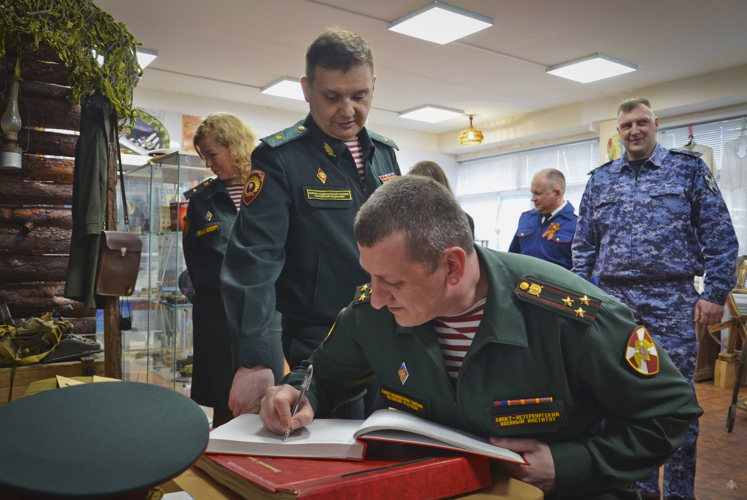 Военный институт в гостях у Губернского казачьего кадетского корпуса