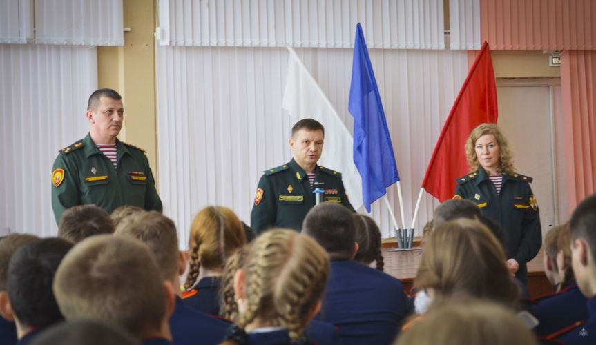 Военный институт в гостях у Губернского казачьего кадетского корпуса