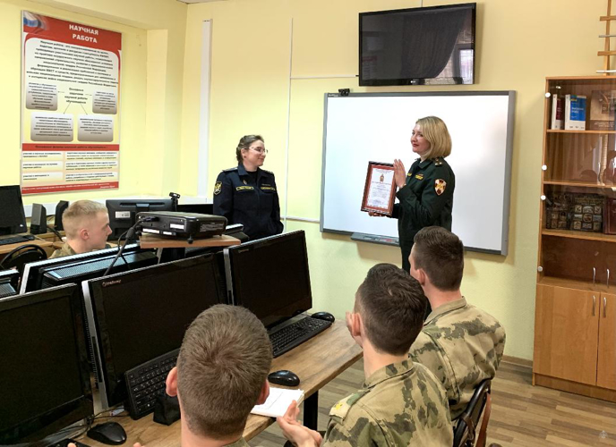 Учебные занятия с начальником Красносельского районного отдела судебных приставов