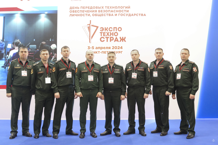 Официальное открытие выставки передовых технологий обеспечения безопасности личности, общества и государства «ЭкспоТехноСтраж» и участие военного института в ней