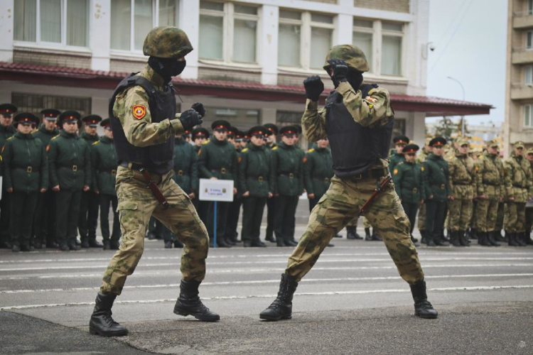 В СПВИ войск национальной гвардии стартовал Смотр физической подготовки и спортивно-массовой работы и Конкурс на лучшее выполнение упражнений и требований специального спортивного комплекса «Спортсмен Росгвардии»