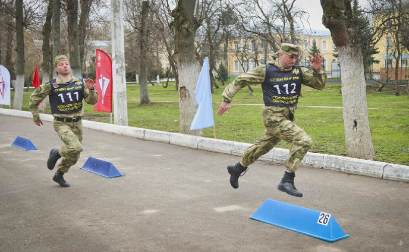 В СПВИ войск национальной гвардии стартовал Смотр физической подготовки и спортивно-массовой работы и Конкурс на лучшее выполнение упражнений и требований специального спортивного комплекса «Спортсмен Росгвардии»