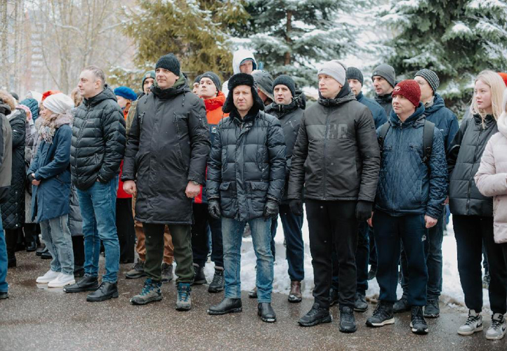Военный институт принял активное участие в организации субботника на территории Госпиталя для ветеранов войн