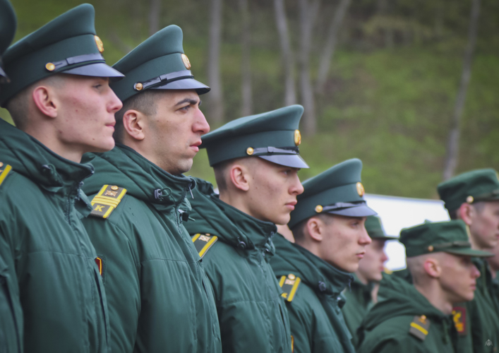 Курсанты военного института приняли участие в патриотическом фестивале "Весна Победы" во Всеволожске.