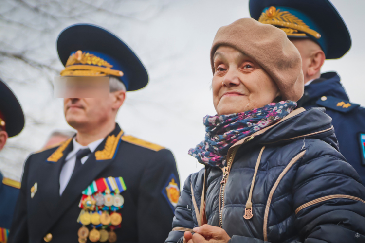 Участие военного института в освящении Поклонного Креста