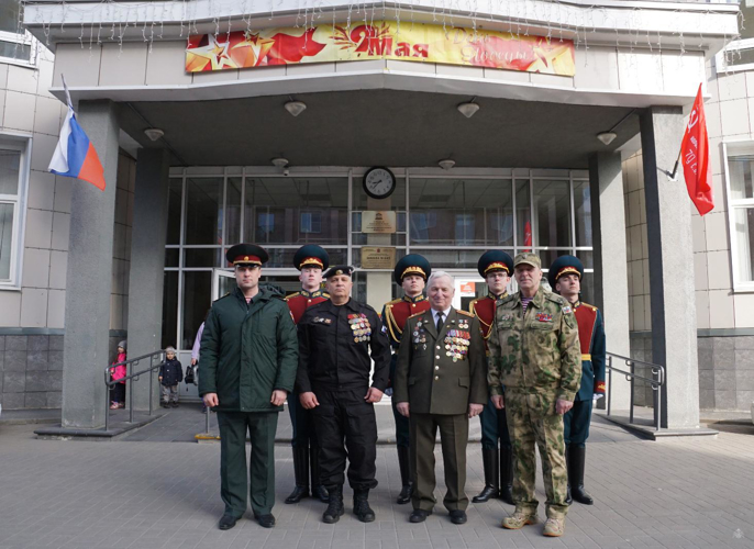 Военный институт принял участие в праздничном концерте, посвященном 79-ой годовщине со Дня Победы в Великой Отечественной войне. 