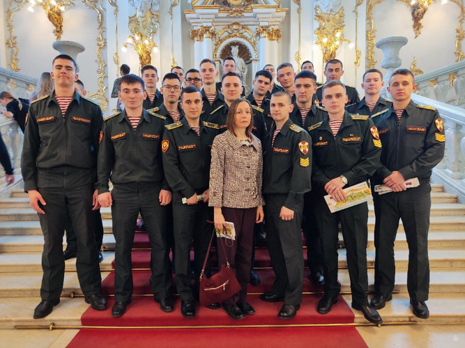 Практическое занятие курсантов по дисциплине «Культурология» в Государственном Эрмитаже