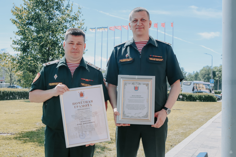Начальник военного института принял участие в церемонии награждения губернатором Санкт-Петербурга Александром Бегловым