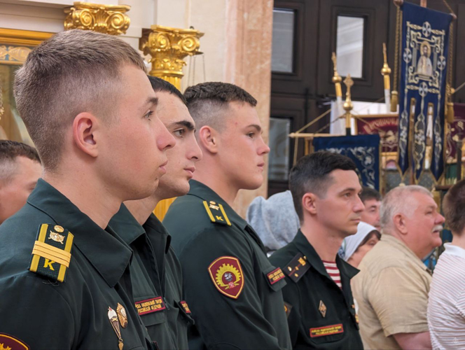 КУРСАНТЫ САНКТ-ПЕТЕРБУРГСКОГО ВОЕННОГО ИНСТИТУТА ПРИНЯЛИ УЧАСТИЕ В ЦАРСКОСЕЛЬСКОМ КРЕСТНОМ ХОДЕ