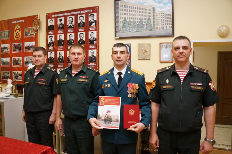 В Санкт-Петербургском военном институте прошлел выпуск адъюнктов