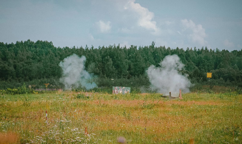 Показательные выступления продемонстрировал сегодня на полигоне 3 курс военной Академии Росгвардии для курсантов набора 2024 года