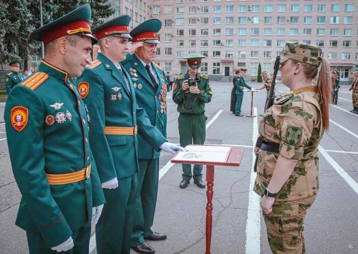 В военной Академии Росгвардии состоялся торжественный ритуал принятия военной присяги военнослужащими батальона обеспечения учебного процесса