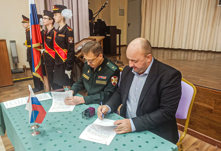 Состоялось подписание Соглашения о сотрудничестве между нижегородскими школами и военной академией Росгвардии