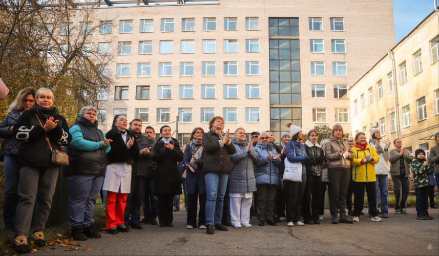 Субботник в Госпитале для ветеранов войн