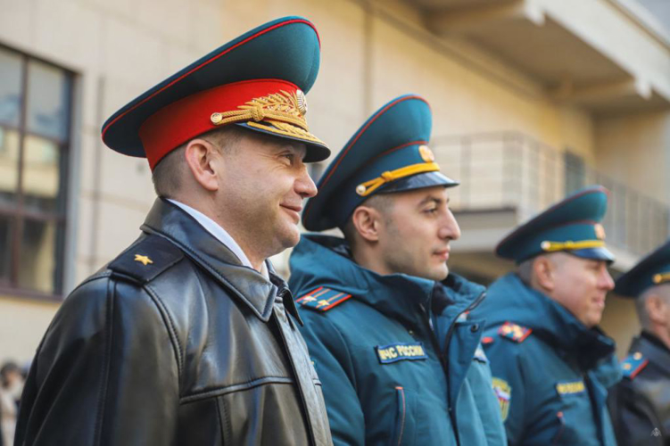 Начальник военной академии принял участие в торжественных мероприятиях, приуроченных к  118-летию со дня образования Санкт-Петербургского университета ГПС МЧС России