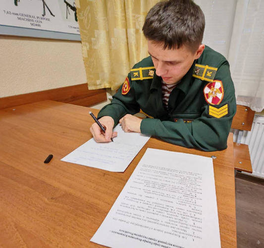 Проведение конкурсного перевода на тему «Е.Ф. Комаровский — основатель внутренней стражи государства Российского» 