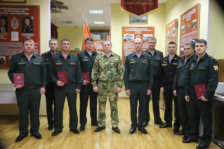 Выпуск группы начальников штабов батальонов по хране ВГО и СГ ВНГ РФ