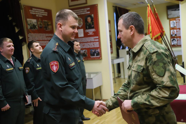 Выпуск группы начальников штабов батальонов по хране ВГО и СГ ВНГ РФ
