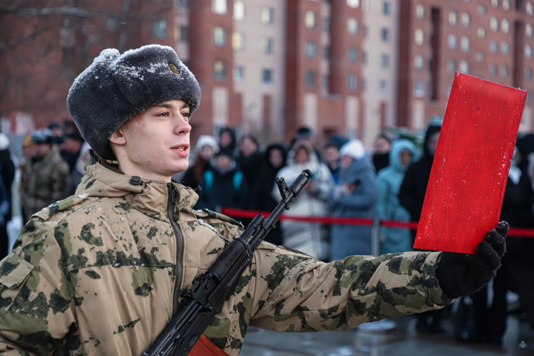 «Присяге будем верны!» - в Красносельском районе Санкт-Петербурга состоялась торжественная церемония приведения к военной присяге военнослужащих БОУП Военной академии Росгвардии   