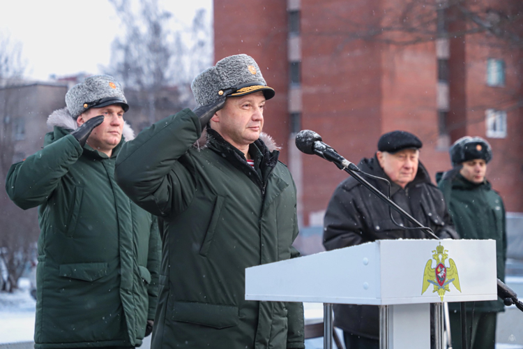 «Присяге будем верны!» - в Красносельском районе Санкт-Петербурга состоялась торжественная церемония приведения к военной присяге военнослужащих БОУП Военной академии Росгвардии   