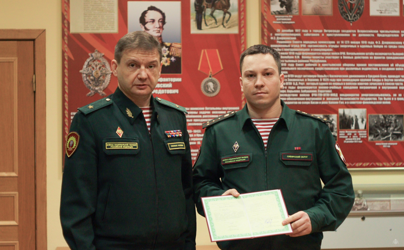 Выпуск специалистов ВГО и СГ прошёл в Военной академии Росгвардии 