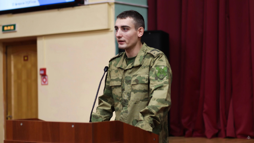 Встреча с выпускником Военной академии Росгвардии! 