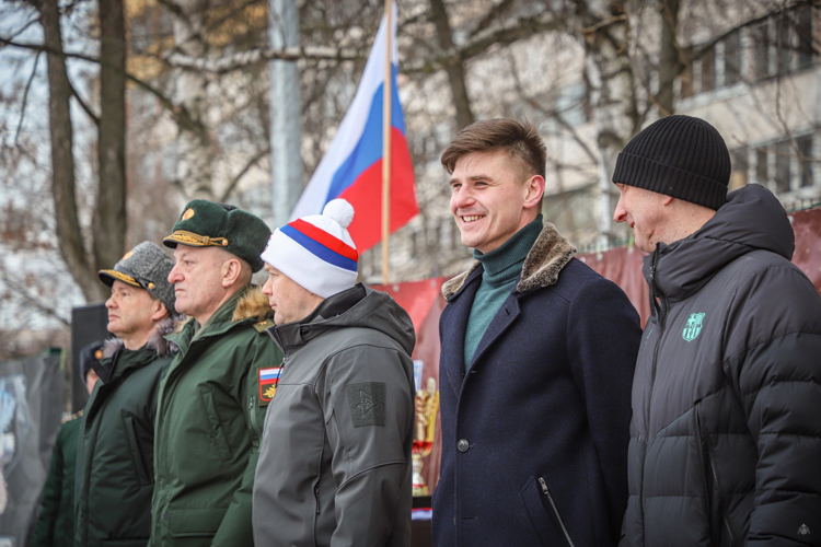 В Санкт-Петербурге состоялся чемпионат Военной академии Росгвардии по регби на снегу