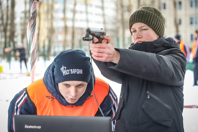 В Санкт-Петербурге состоялся чемпионат Военной академии Росгвардии по регби на снегу