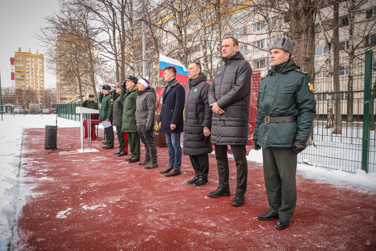 В Санкт-Петербурге состоялся чемпионат Военной академии Росгвардии по регби на снегу