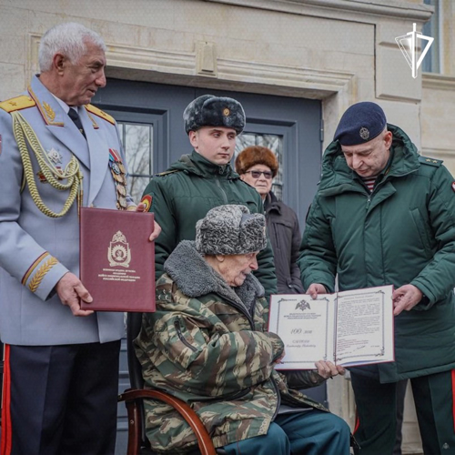 100 лет исполнилось ветерану войск правопорядка, профессору Военной академии Росгвардии Владимиру Яковлевичу Слепову   